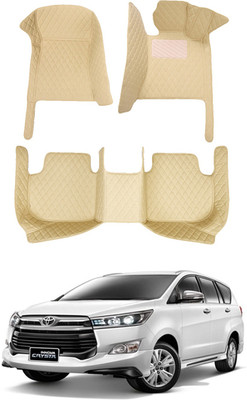 AYW Leatherite 7D Mat For  Toyota Innova Crysta(Beige)