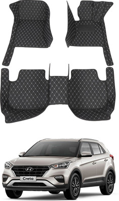 AYW Leatherite 7D Mat For  Hyundai Creta(Black)