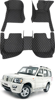 AYW Leatherite 7D Mat For  Mahindra Scorpio(Black)