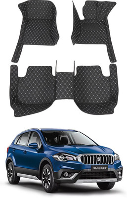 AYW Leatherite 7D Mat For  Maruti Suzuki S-Cross(Black)