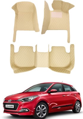 AYW Leatherite 7D Mat For  Hyundai Elite i20(Beige)