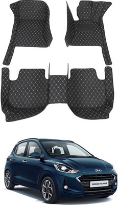 AYW Leatherite 7D Mat For  Hyundai Grand i10 Nios(Black)