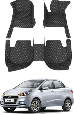 AYW Leatherite 7D Mat For  Hyundai Xcent(Black)