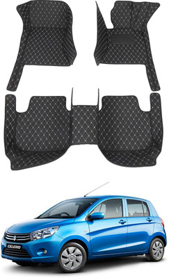 AYW Leatherite 7D Mat For  Maruti Suzuki Celerio(Black)