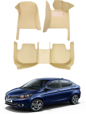 AYW Leatherite 7D Mat For  Tata Tigor(Beige)