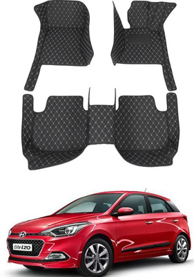AYW Leatherite 7D Mat For  Hyundai Elite i20(Black)