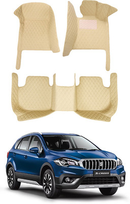 AYW Leatherite 7D Mat For  Maruti Suzuki S-Cross(Beige)