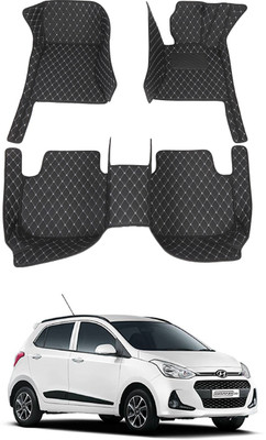 AYW Leatherite 7D Mat For  Hyundai Grand i10(Black)