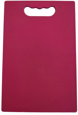 Flipkart SmartBuy Chopping Vegetables Fruits for Kitchen Multipurpose Used Plastic Cutting Board(Pink, Multicolor Pack of 1 Dishwasher Safe)