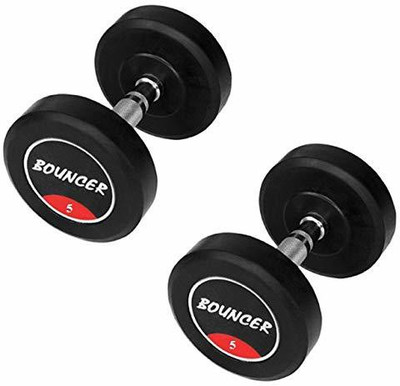HACKERX dumbbell 5kg x2 set Fixed Weight Dumbbell(10 kg)