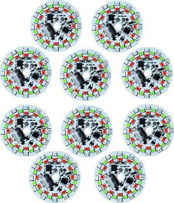 SHOBHANI ENTERPRISES SE 05 Pcs 7 in 1 Multicolor LED DOB MCPCB DOB - Auto/Manual CLR Change( On/Off) Light Electronic Hobby Kit