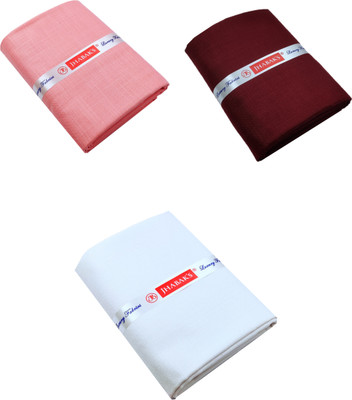 JHABAK'S Cotton Blend Self Design Shirt Fabric
