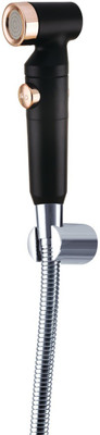 HARISTO HF BLACK - AL 1061 Health Faucet Black with flexible tube & hook 1061 Health Faucet(Wall Mount Installation Type)