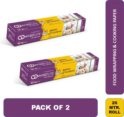 PAQEE Butter Paper for Wrapping Food Roti, Paratha & Baking Cake Cookies, Fish, Chicken & All Baked Item in Oven, Multi Purpose Parchment Paper 20 Meter Roll Each Parchment Paper(Pack of 2, 40 m) PAQEE Butter Paper for Wrapping Food Roti, Paratha & Baking Cake Cookies, Fish, Chicken & All Baked Item in Oven, Multi Purpose Parchment Paper 20 Meter Roll Each Parchment Paper(Pack of 2, 40 m)