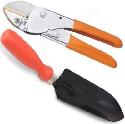 ERIN Garden Tool Set contains Flemingo cutter/Roll Cutter with Hand Big Trowel Garden Tool Kit(2 Tools)