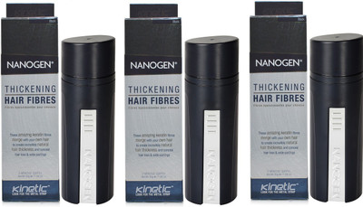 NANOGEN Thickening Hair Fibres Black - Pack of 3(30)