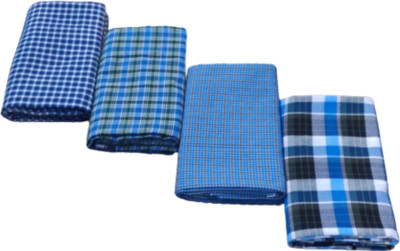 KAKUMANUG Checkered Blue Lungi