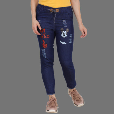 JM JAKMY FASHION Regular Women Dark Blue Jeans