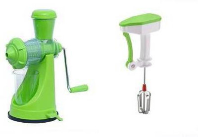 VVG TRADERS big juicer machine with power free hand blender Combo of All in One Fruit and Vegetable Juicer with power free Hand Blender Kitchen Tool Set Kitchen Tool Set(Blender, Juicer)