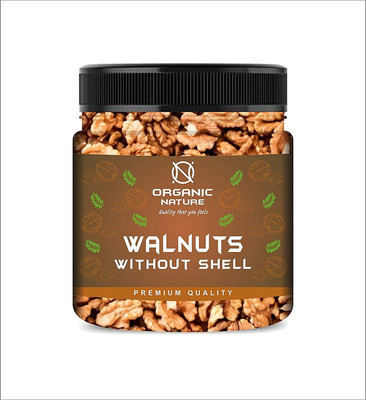 ORGANIC NATURE Californian Jumbo Walnuts Kernels Without Shell Akhrot 250 Grams Walnuts(1 x 250 g)