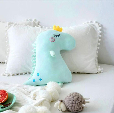 Peach Cuddle Microfibre Toons & Characters Cushion Pack of 1(Blue)