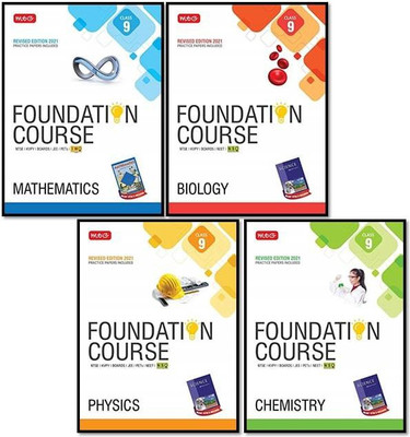 MTG 9-Class Foundation PCMB ( P Hy + Chem + Bio + Maths) For IIT-JEE/NEET/Olympiad For Class 9 (Set Of 4 Books)(Paperback, MTG EXPEART TEAM)