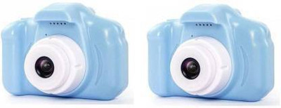 Tiny Tales Kids Digital Camera, Web Camera for Computer Child Video Recorder Camera Full HD 1080P Handy Portable Camera 2.0 Screen, with Inbuilt Games for Kids Instant Camera (Bule) (Pack of 2) Point & Shoot Camera(Blue)