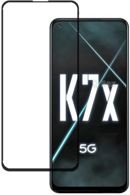 Q Box Edge To Edge Tempered Glass for OPPO K7X(Pack of 1)