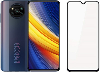 HQ Protection Edge To Edge Tempered Glass for Poco X3 Pro | 11D Anti Scratch 9H Hardness Cover Friendly Anti Shatter Proof Full Edge Full Glue(Pack of 1)