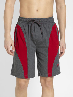 4% OFF on JOCKEY Solid Men Red, Grey Gym Shorts 4% OFF on JOCKEY Solid Men Red, Grey Gym Shorts