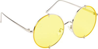 AISLIN Round Sunglasses(For Women, Yellow)