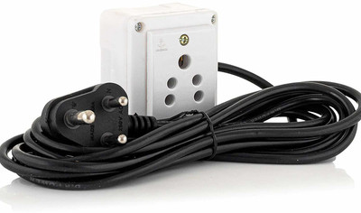 JELECTRICALS 3 Meter Extension Board With 1 Anchor Socket 1  Socket Extension Boards(White, 3 m)