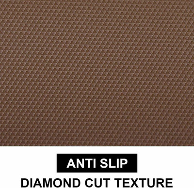 rushabh collections Plastic Drawer Mat(Brown, Large)