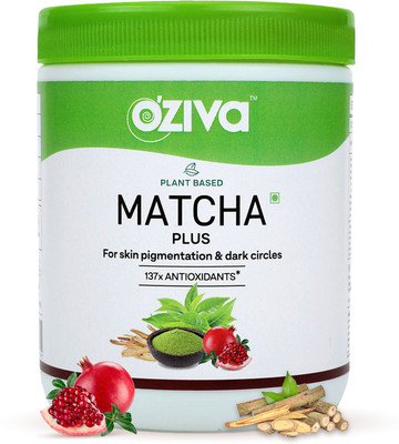 OZiva Plant Based Matcha Plus(With Licorice & Activated Charcoal) for Skin Pigmentation Herbs Matcha Tea Plastic Bottle(50 g) OZiva Plant Based Matcha Plus(With Licorice & Activated Charcoal) for Skin Pigmentation Herbs Matcha Tea Plastic Bottle(50 g)