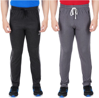 Guide Solid Men Black, Grey Track Pants