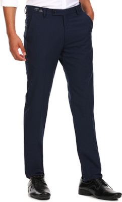ARROW Regular Fit Men Blue Trousers