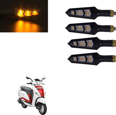 Vagary Front, Rear LED Indicator Light for Hero Maestro(Yellow)