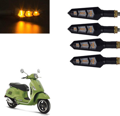 Vagary Front, Rear LED Indicator Light for Piaggio Vespa(Yellow)