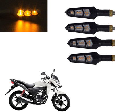 Vagary Front, Rear LED Indicator Light for Honda CB Twister(Yellow)