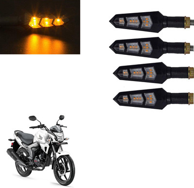 Vagary Front, Rear LED Indicator Light for Honda Trigger(Yellow)