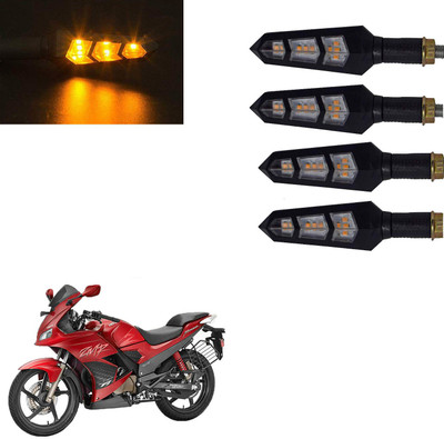 Vagary Front, Rear LED Indicator Light for Hero Karizma ZMR(Yellow)