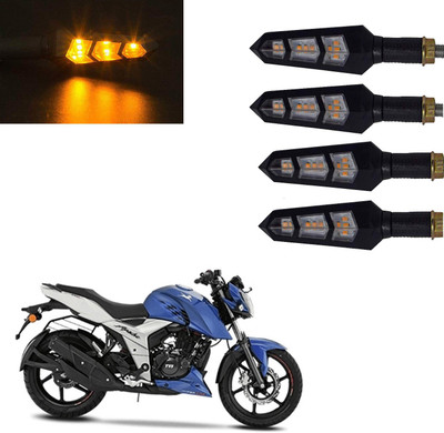 Vagary Front, Rear LED Indicator Light for TVS Apache RTR 160(Yellow)