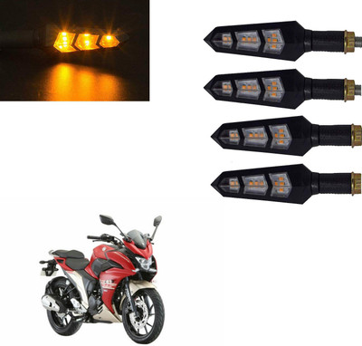 Vagary Front, Rear LED Indicator Light for Yamaha Fazer(Yellow)