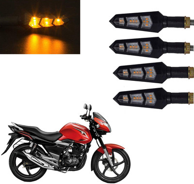 Vagary Front, Rear LED Indicator Light for Suzuki GS 150R(Yellow)