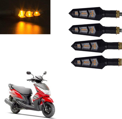 Vagary Front, Rear LED Indicator Light for Yamaha Ray Z(Yellow)