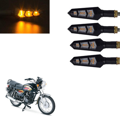 Vagary Front, Rear LED Indicator Light for TVS Max 4R(Yellow)