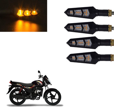 Vagary Front, Rear LED Indicator Light for Mahindra Pantero(Yellow)