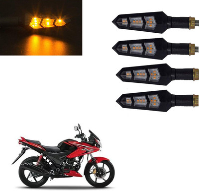 Vagary Front, Rear LED Indicator Light for Honda CBF Stunner(Yellow)