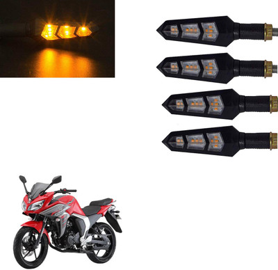 Vagary Front, Rear LED Indicator Light for Yamaha Fazer(Yellow)