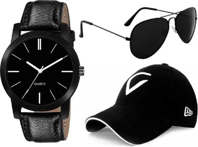Razyloo RYO-60 Time & Date & Alarm & Chronogragh & Water Resistant & Stop Watch & Handsome Look Analog Watch  - For Boys
